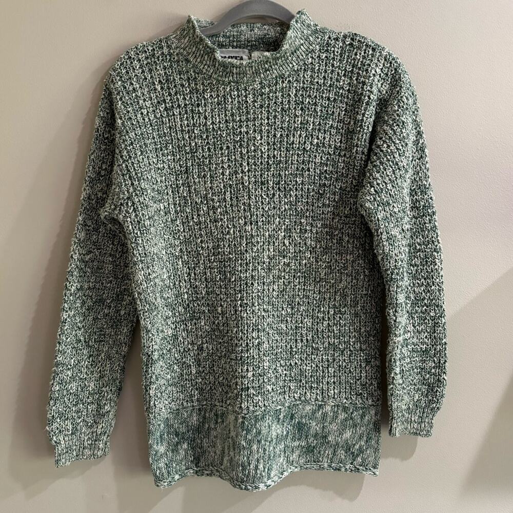 Vintage Pasta Green Knit Sweater